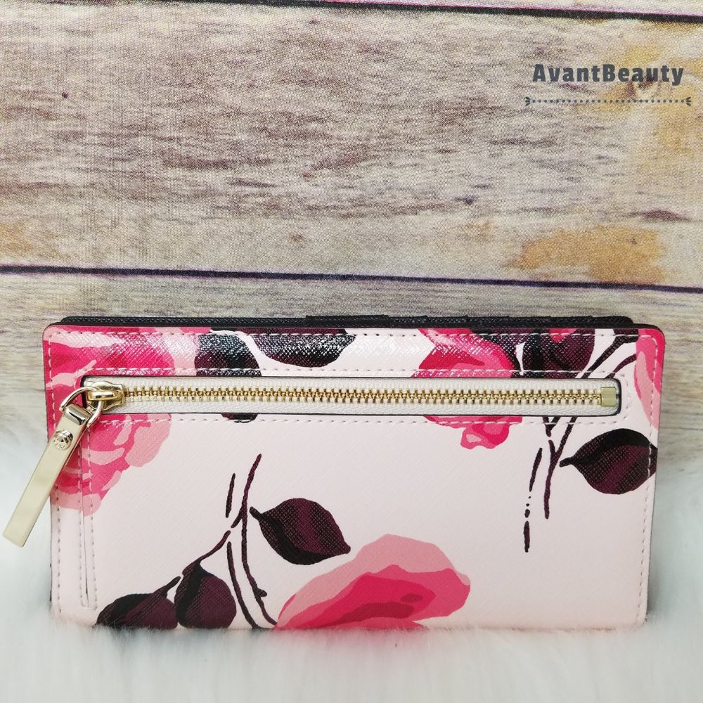 Cameron Street Roses Stacy Kate Spade Wallet Pink - Picture 3 of 9